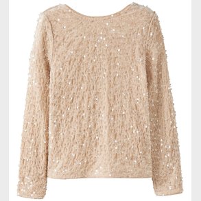 Name It Bluse - NkfRusitta - Jet Stream/Black Bow m. Palietter