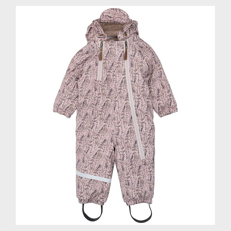 Mikk-Line Flyverdragt - Recycled - PU - AOP - Cloud Gray