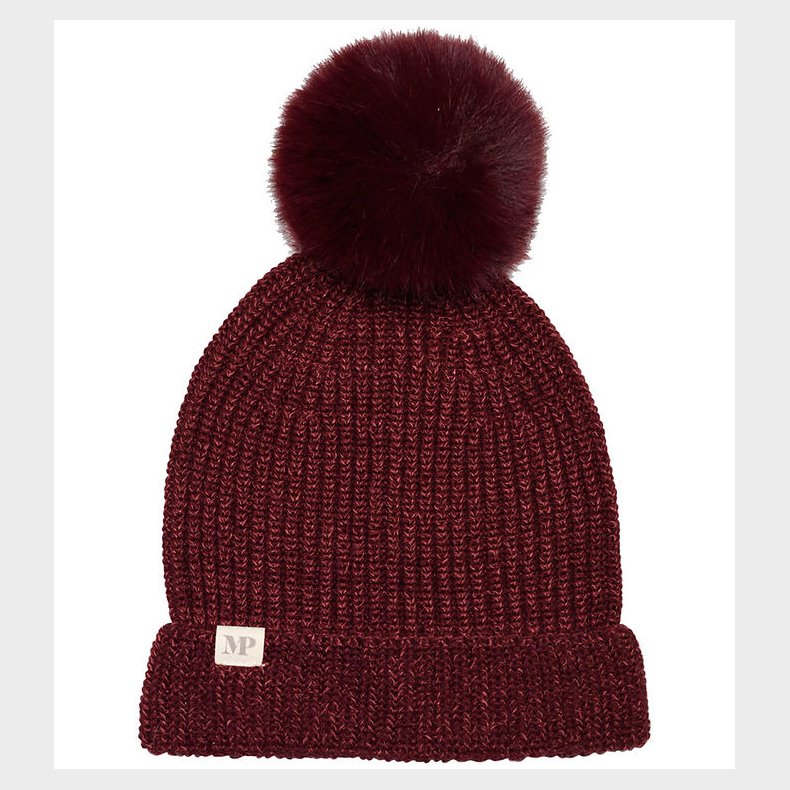 MP Hue m. Kvast - Uld - Wine Red