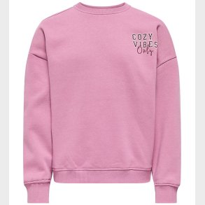 Kids Only Sweatshirt - KogBila - Mauve Orchid/Cozy