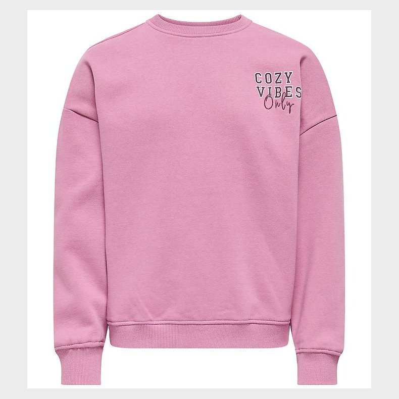Kids Only Sweatshirt - KogBila - Mauve Orchid/Cozy