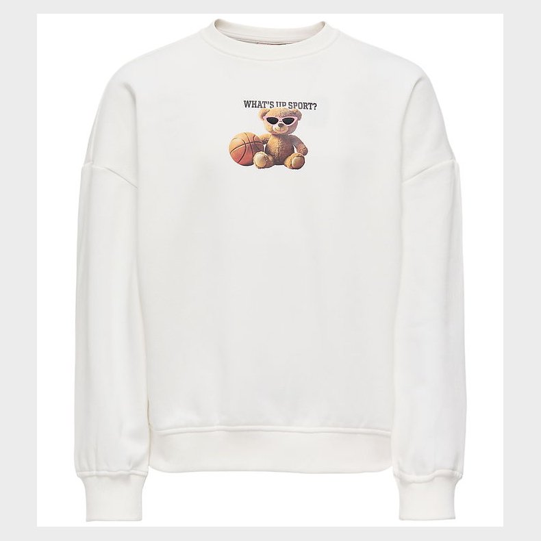 Kids Only Sweatshirt - KogBila - Egret/Sport