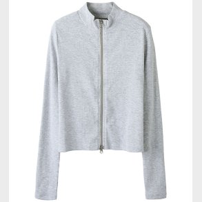 LMTD Cardigan - NlfHinaja - Light Grey Melange