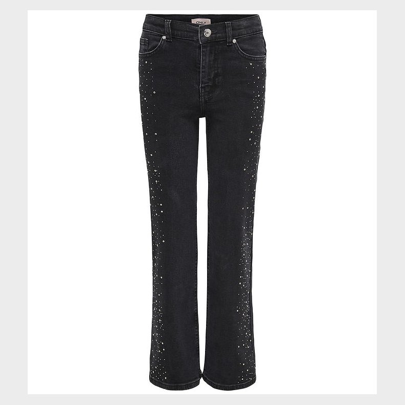 Kids Only Jeans - KogJuicy - Washed Black/Rhinestones