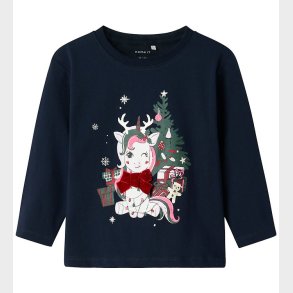 Name It Bluse - NmfRapola - Navy Blazer