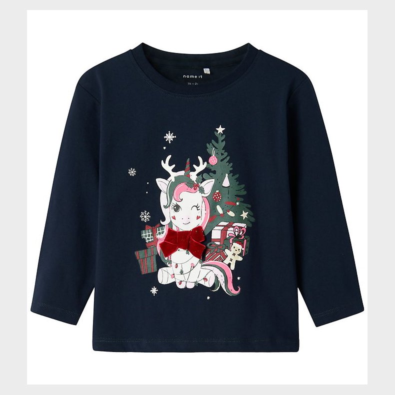 Name It Bluse - NmfRapola - Navy Blazer