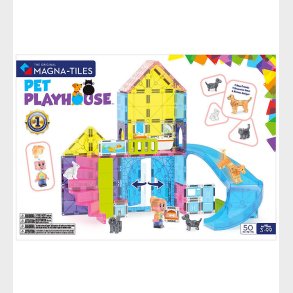 Magna Tiles Magnetst - 50 Dele - Pet Playhouse