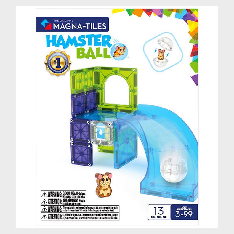 Magna-Tiles Magnets�t - 13 Dele - Hamster Wheel + MicroMAGS
