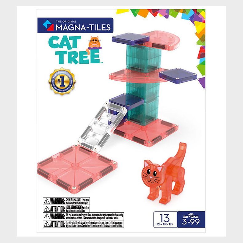 Magna-Tiles Magnets�t - 13 Dele - Cat Tree + MicroMAGS