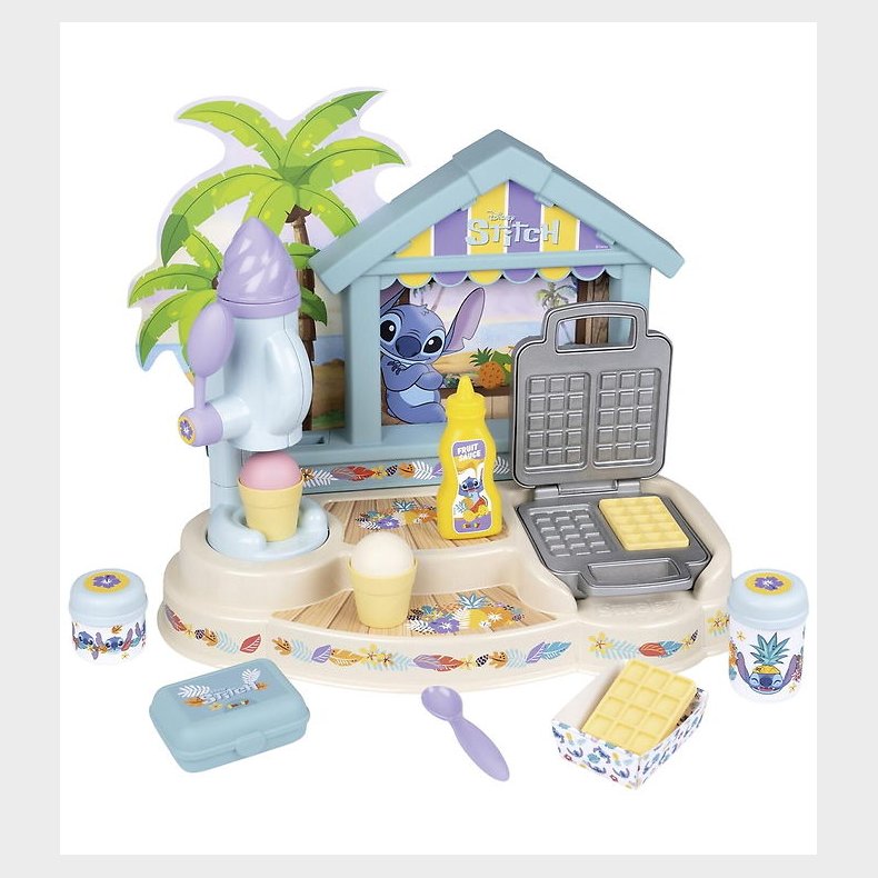 Smoby Legekkken - 12 Dele - Stitch Beach Bar