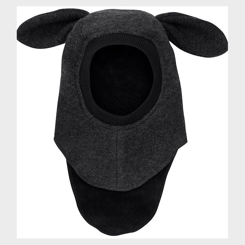 Huttelihut Elefanthue - Uld - 2-lags - Dark Grey Melange m. rer