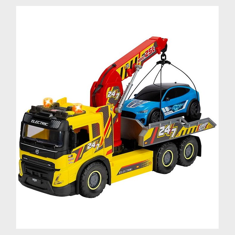 Dickie Toys Lastbil - Giant Tow - Lys/Lyd