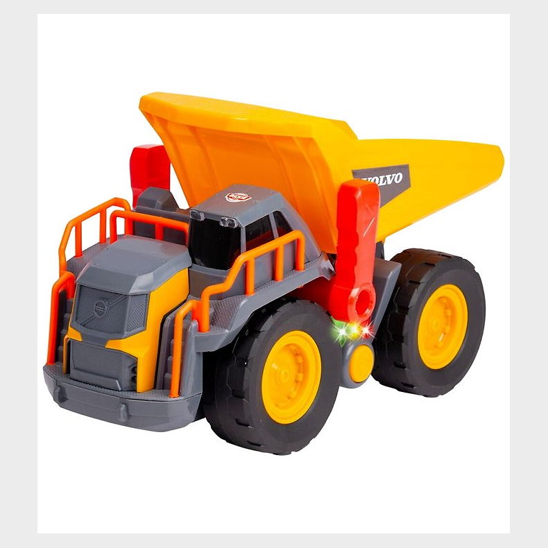 Dickie Toys Arbejdsmaskine - Power Dump Truck - Lys/Lyd