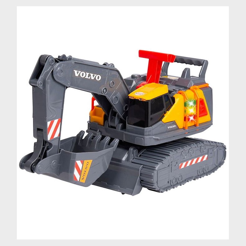 Dickie Toys Arbejdsmaskine - Power Excavator - Lys/Lyd