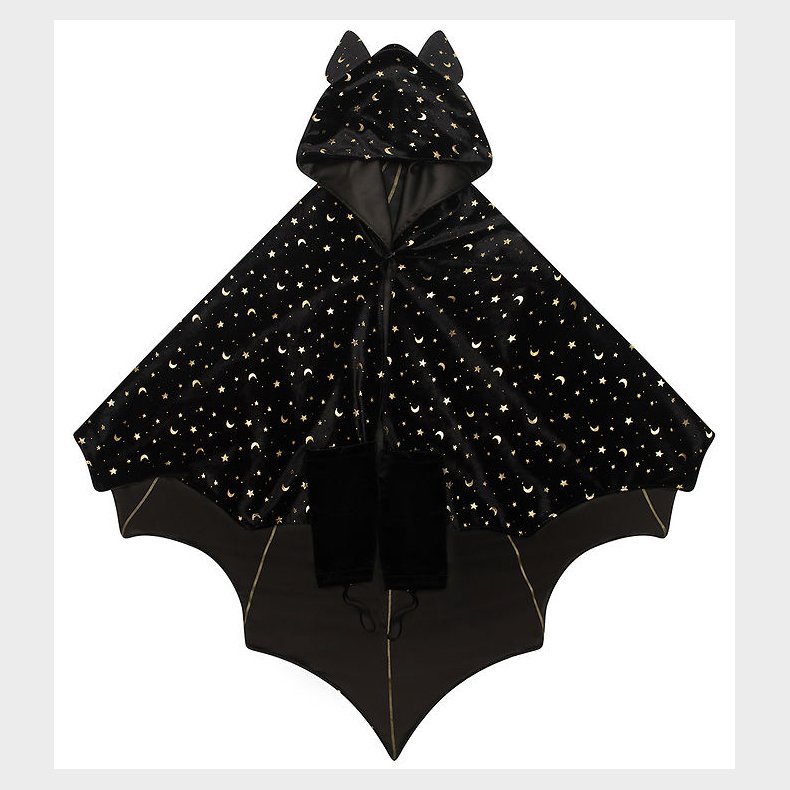 Mimi & Lula Kappe m. H�tte - Black Bat Halloween