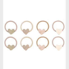 Mimi & Lula H�relastikker - 8-pak - Mini Heart Shimmer Enchanted