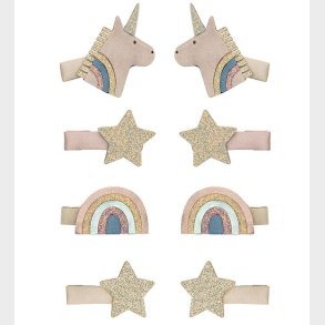 Mimi & Lula Hrclips - 8-pak - Mini Unicorn Celeste