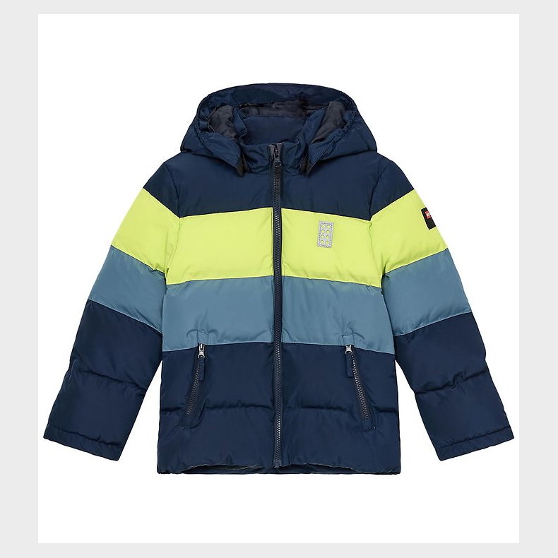 LEGO® Wear Vinterjakke - LWJipe - Bl/Gul