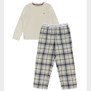 Tommy Hilfiger Nattj - Flannel - Newsprint/Tartan Newsprint Blu