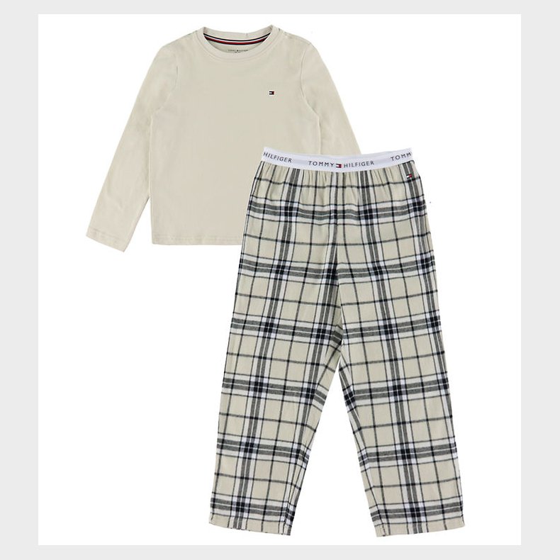 Tommy Hilfiger Nattj - Flannel - Newsprint/Tartan Newsprint Blu