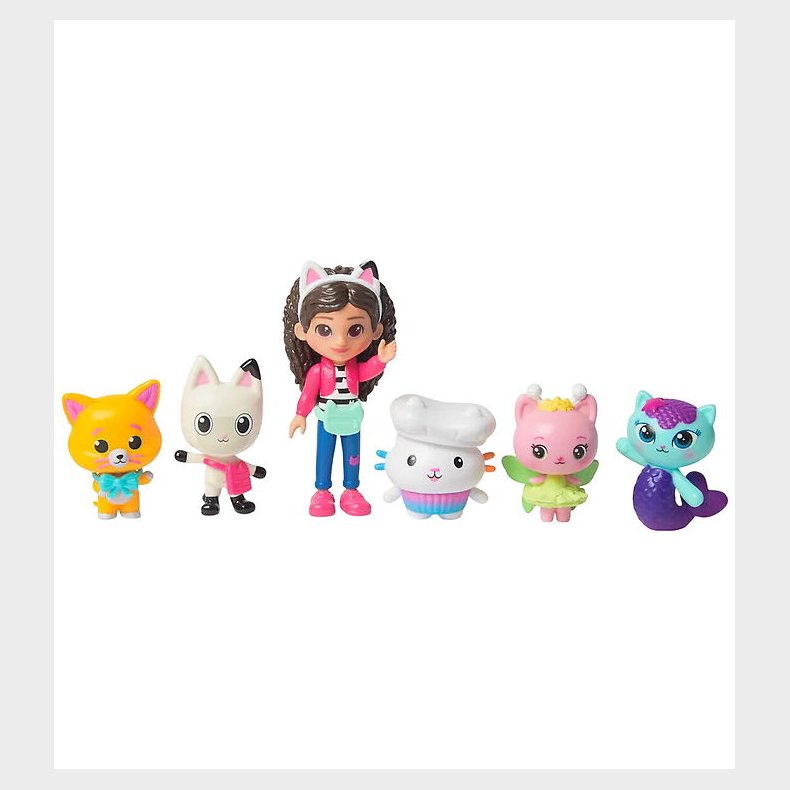 Gabby's Dollhouse Legetj - Big Cat-Venture - 6 Figure Giftset