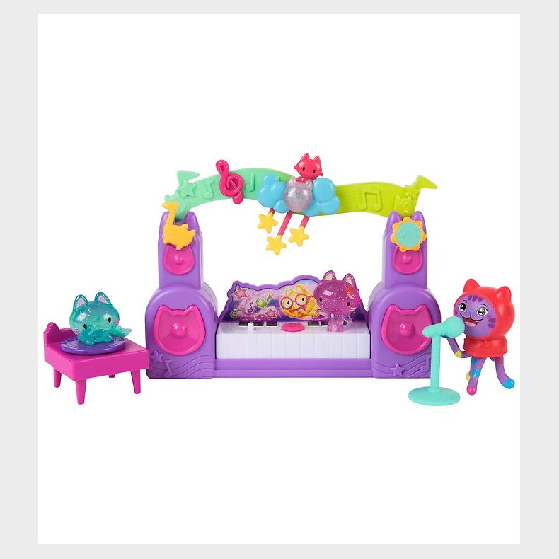 Gabby's Dollhouse Leget�j - Pawsome Party Room Story Set