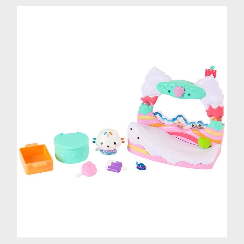 Gabby's Dollhouse Legetj - Cakey Cat's Sweet Treat Balcony