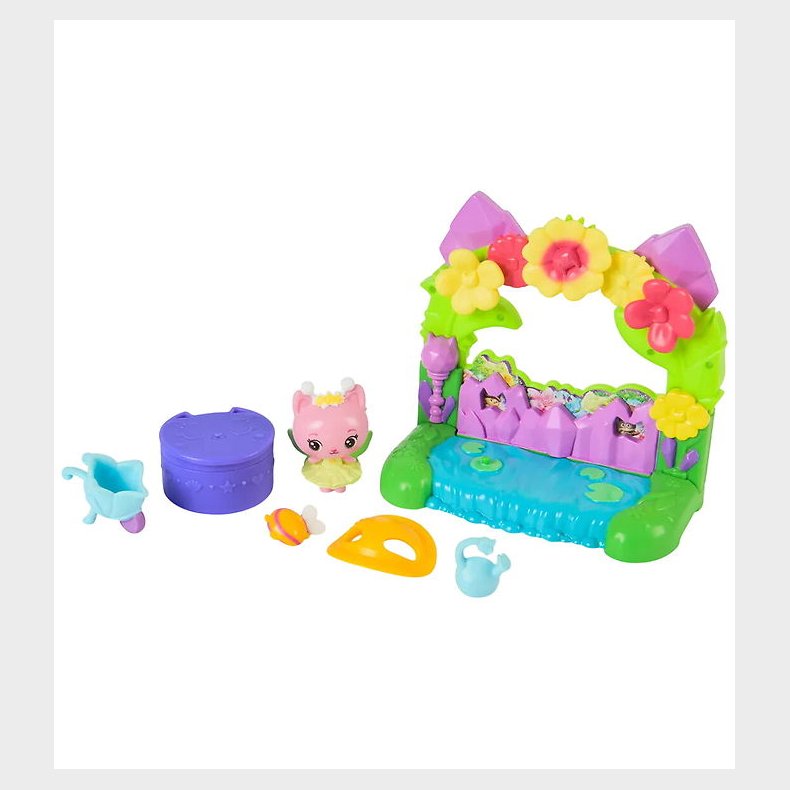 Gabby's Dollhouse Legetj - Queen Kitty Fairy's Garden Balcony