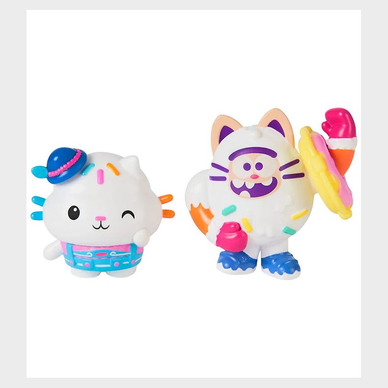 Gabby's Dollhouse Figurer - Cakey Cat & Cookie Bobby