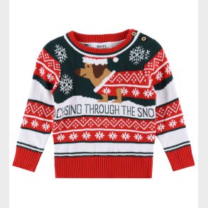 Jule-Sweaters Bluse - The Sausage Dog Christmas Sweater