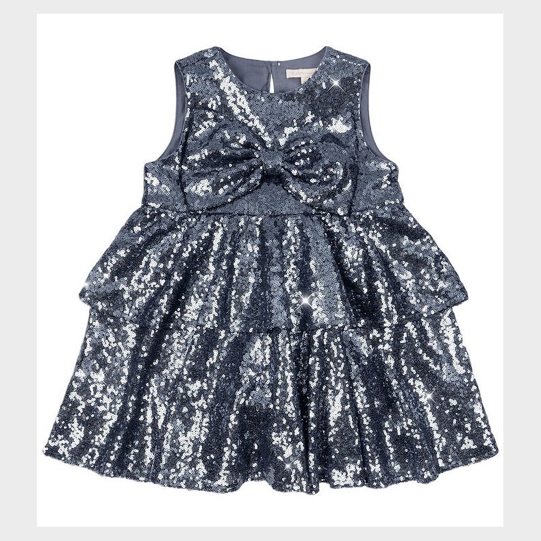 Konges Sl�jd Kjole - Rosie - Bel Air Blue m. Pailletter