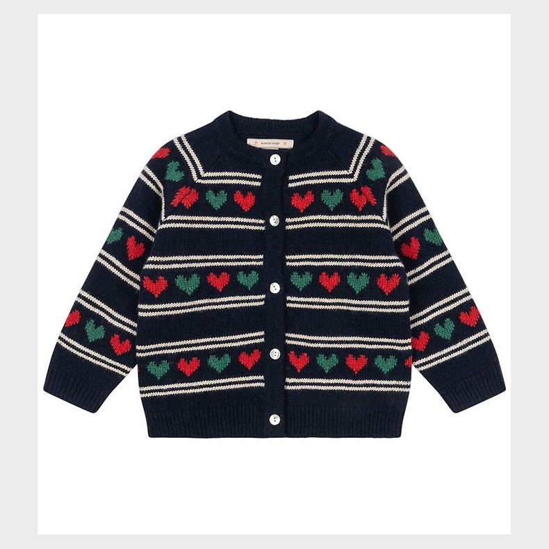 Konges Sljd Cardigan - Uld/Polyamid - Belou - Heart