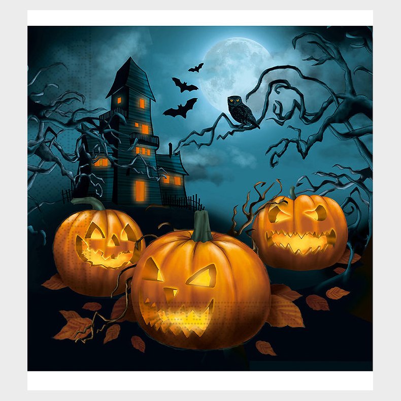 Decorata Party Servietter - 20-pak - 33*33 cm - Halloween Sensat