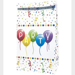 Decorata Party Slikposer - 4-pak - Happy Birthday Streamers