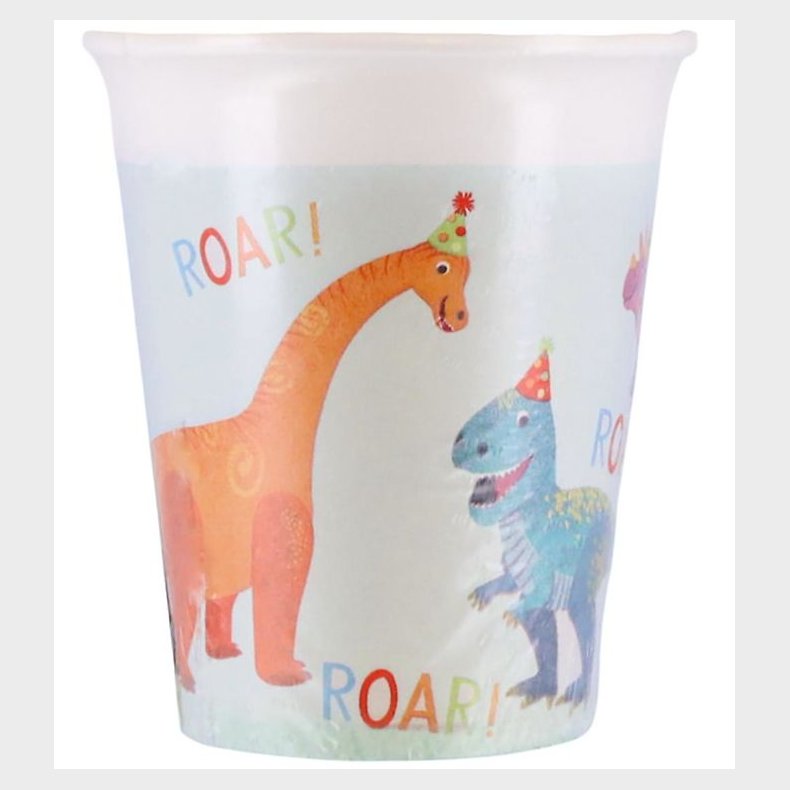 Decorata Party Papkrus - 8-pak - 200 ml - Dino Party