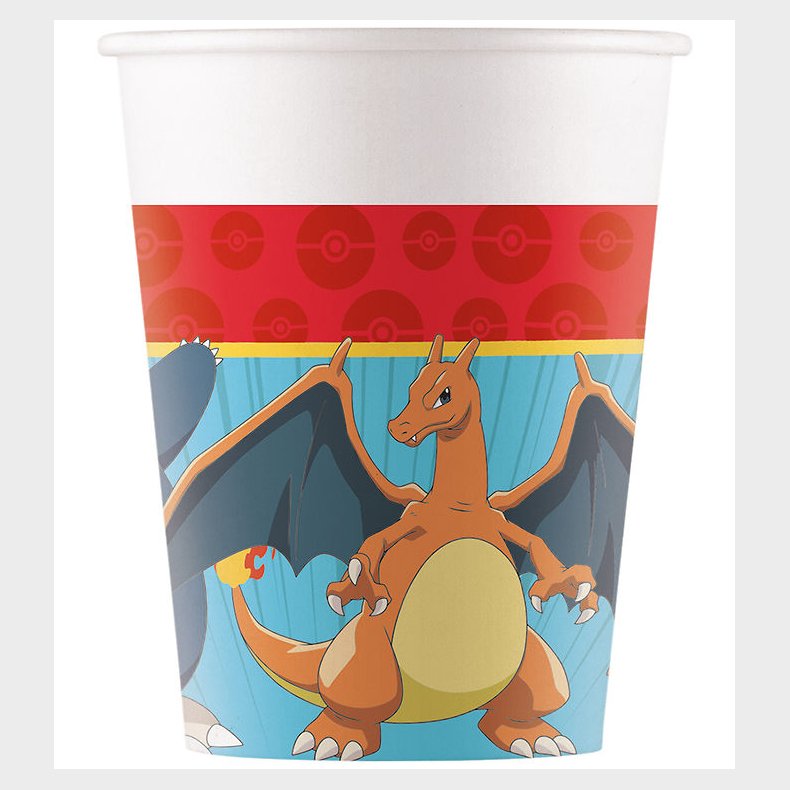 Decorata Party Papkrus - 8-pak - 200 ml - Pokmon