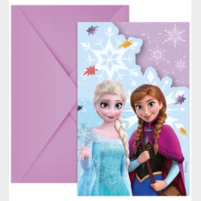 Decorata Party Invitationer - 6-pak - Frozen Idyllic Wonder