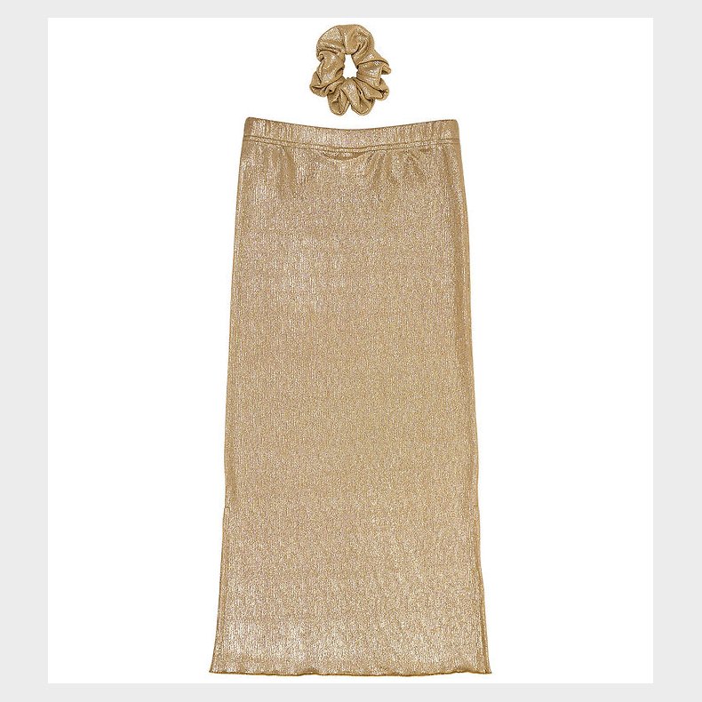 The New Nederdel m. Scrunchie - TnRosalind - Guld