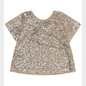 The New Bluse - TnRupa - Gold m. Palietter