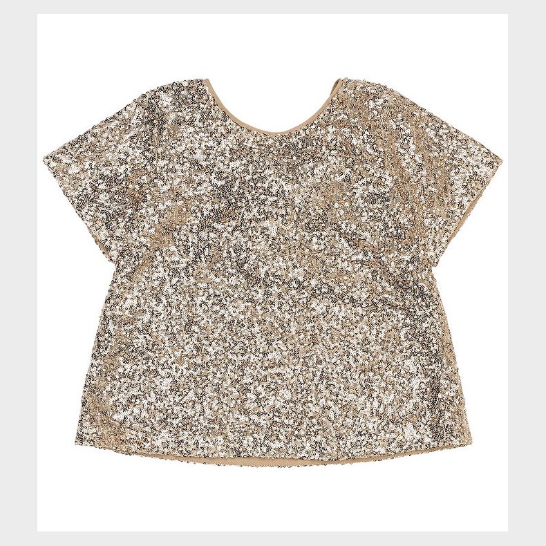 The New Bluse - TnRupa - Gold m. Palietter