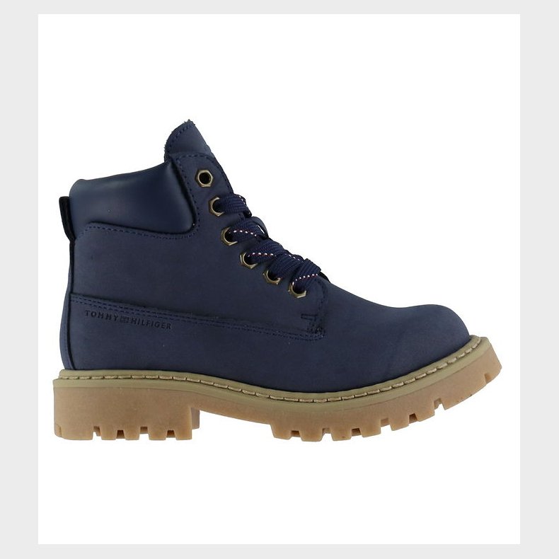 Tommy Hilfiger St�vler - Lace-Up - Bl�