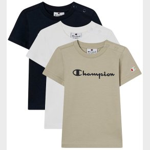 Champion T-shirt - 3-pak - Sky Captain