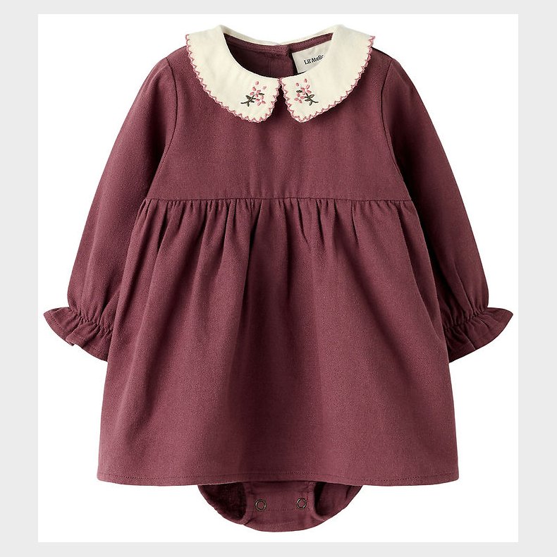 Lil Atelier Kjolebody l/ - NbfRebel - Catawba Grape