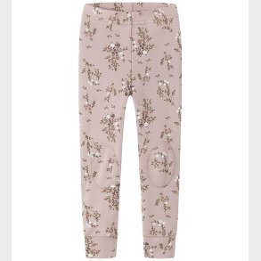 Name It Leggings - Uld - NmfWillow - Shadow Gray/Long flowers