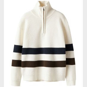 Name It Bluse - Strik - NkmRalph - Cloud Dancer