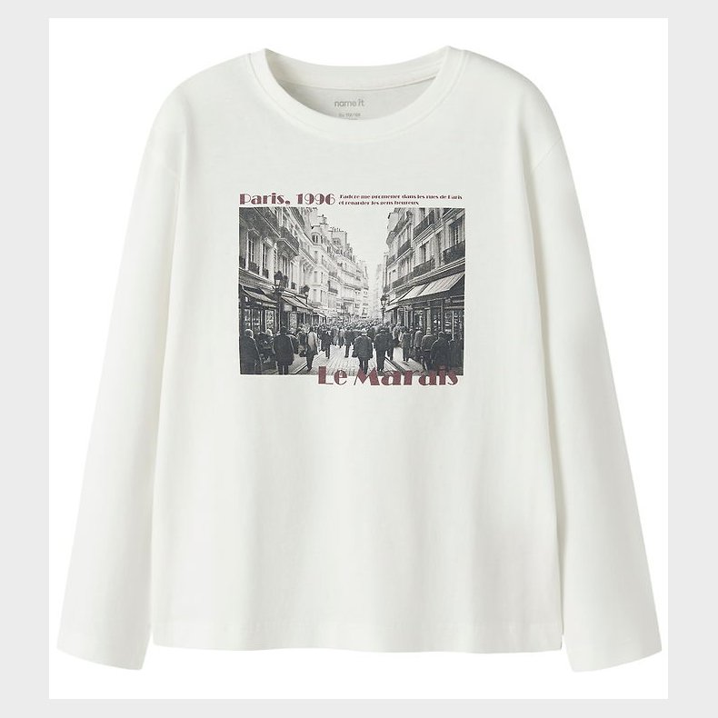 Name It Bluse - NkfVotea - Cloud Dancer/Le Marais