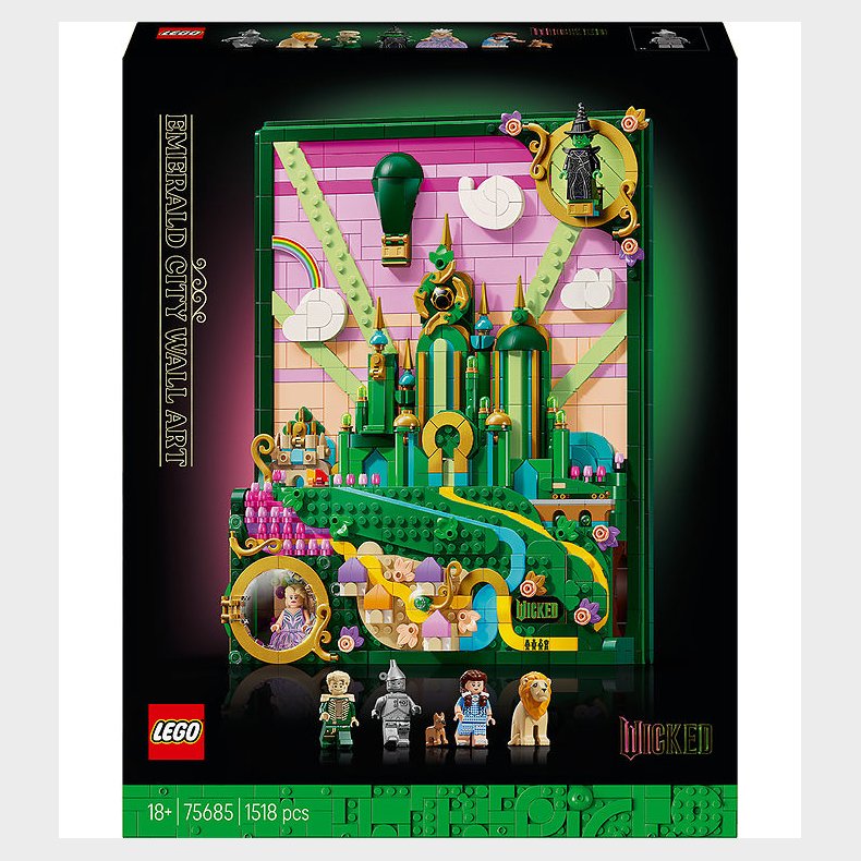 LEGO® Wicked - Emerald City - Vgkunst - 75685 - 1518 Dele