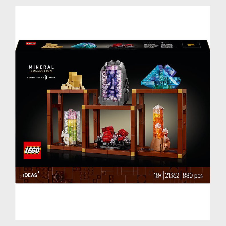 LEGO® Ideas - Mineralsamling - 21362 - 880 Dele