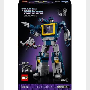 LEGO® Icons - Transformers: Soundwave 10358 - 1505 Dele