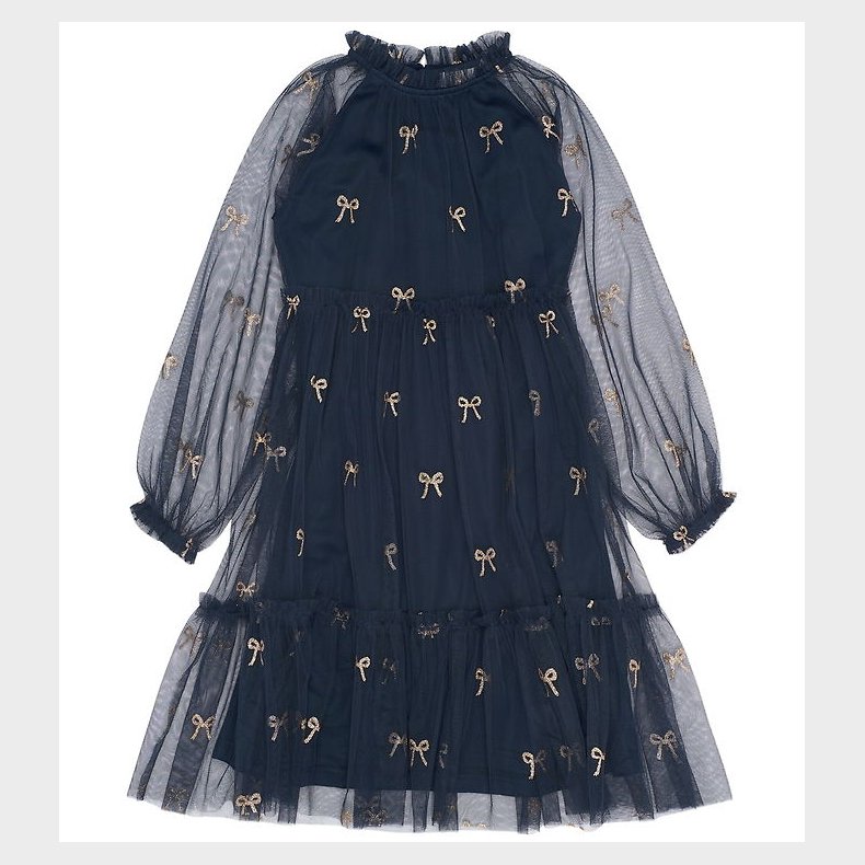 The New Kjole - TnRudelle - Navy Blazer AOP